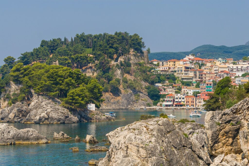 The village of Parga in Epirus